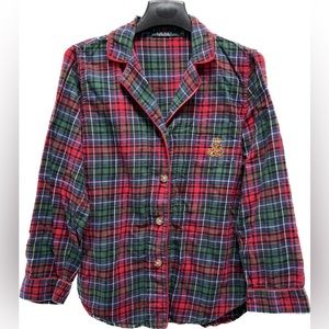 Lauren Ralph Lauren | Plaid Monogram Button Down